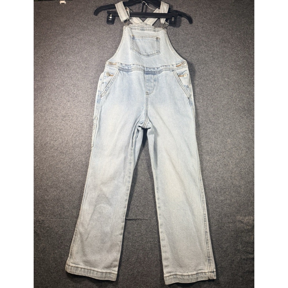 Art Class Girls Light Wash Denim Overalls Size Small (6/7)